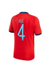 Fotbalové Dres Anglie Declan Rice #4 Venkovní Oblečení MS 2022 Krátký Rukáv
